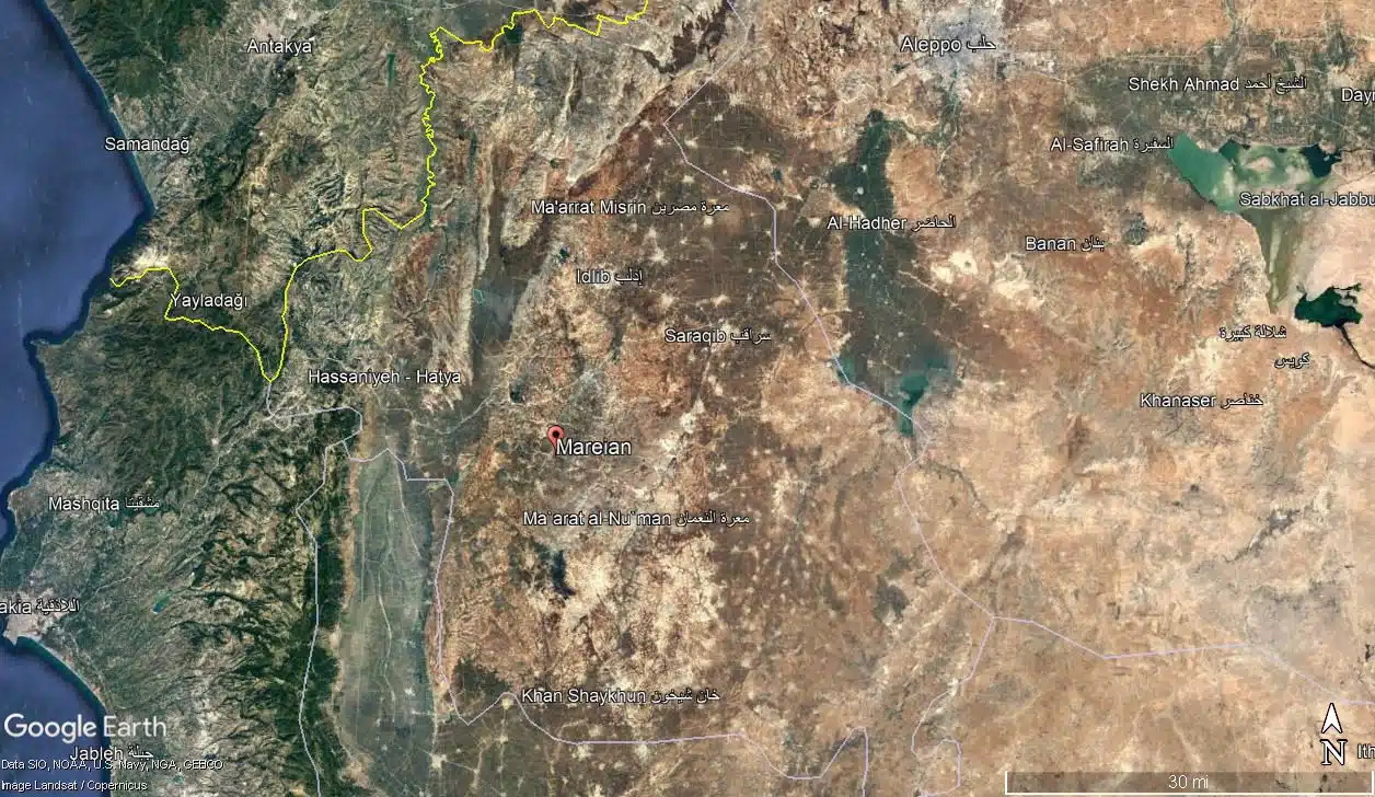 خريطة مدينة حلب بدقة عالية من Google Earth