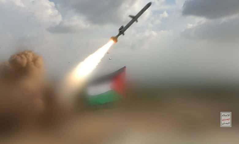 صواريخ يمنية على الاحتلال الاسرائيلي