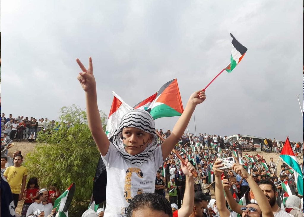 تظاهرات فلسطينين في سوريا