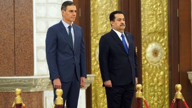 بيان مشترك حول زيارة رئيس الحكومة الإسبانية السيد بيدرو سانشيز الى بغداد