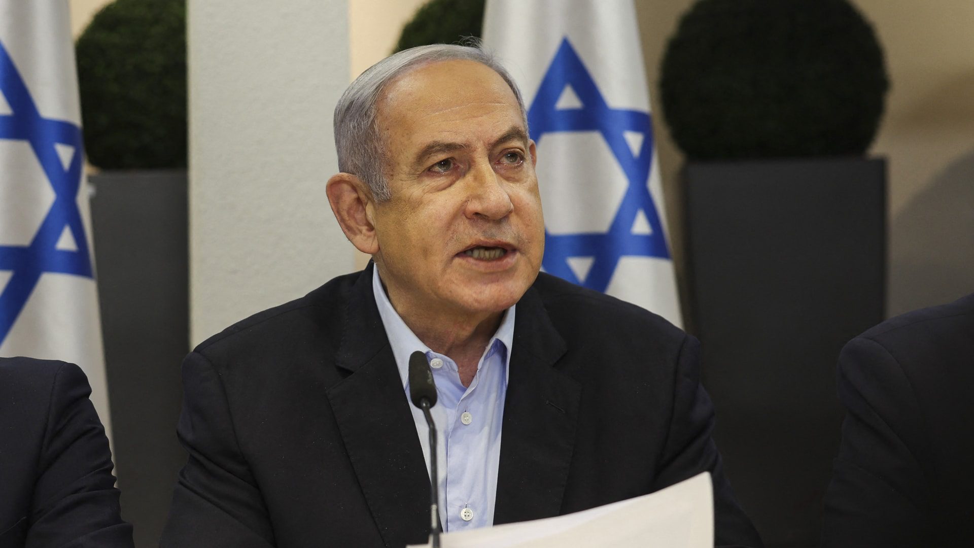 بنيامين نتنياهو رئيس وزراء احتلال الإسرائيل
