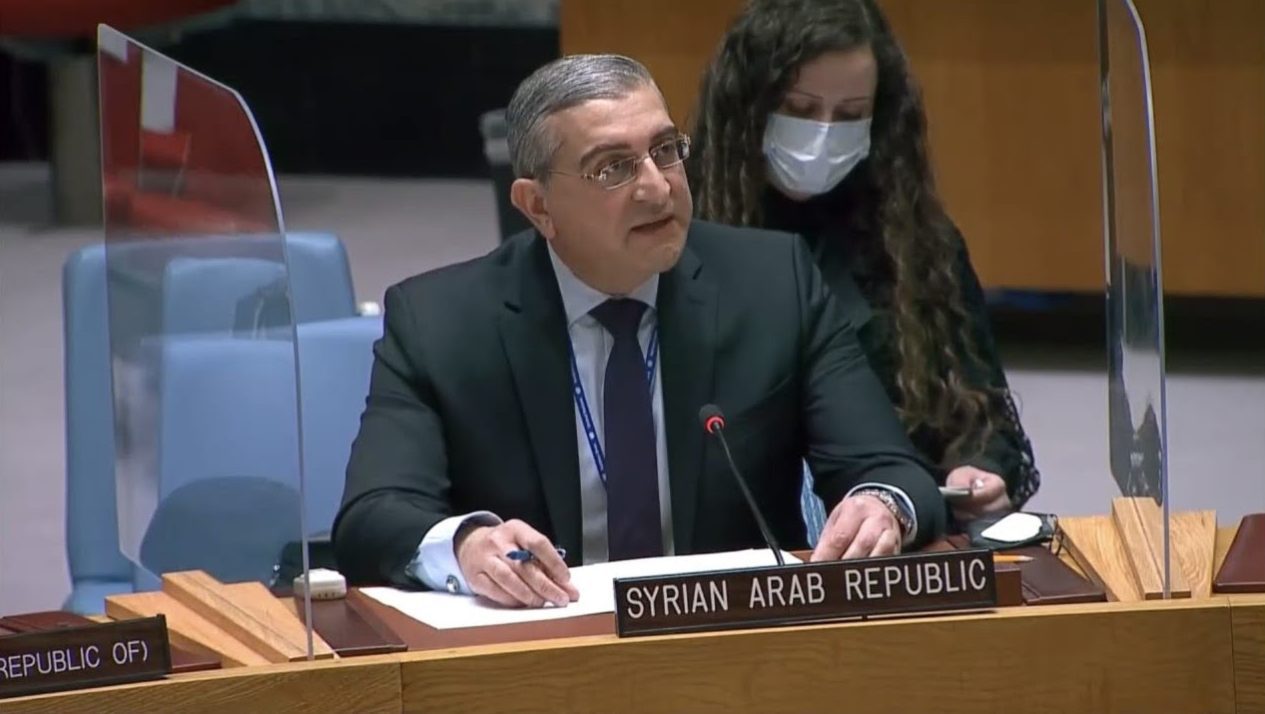 مندوب سورية الدائم لدى الأمم المتحدة في نيويورك السفير قصي الضحاك