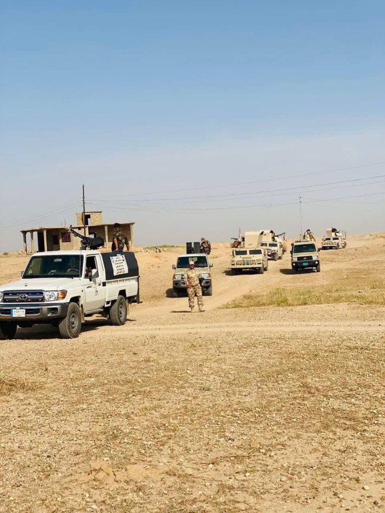 من اللواء 58 بالحشد الشعبی تنفذ عملية امنية جنوب غرب الموصل