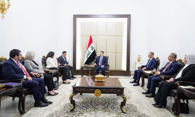 محمد شياع السوداني في لقاء مع وكيلة وزير الخارجية الأمريكي