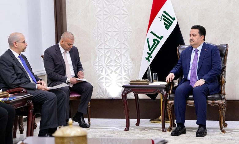 لقاء رئيس مجلس وزراء العراق مع نائب مساعد وزير الدفاع الأمريكي