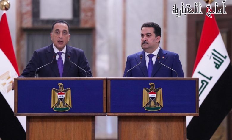 رئيس الوزراء العراقي يؤكد تعزيز التعاون مع مصر بتوقيع 12 مذكرة تفاهم ووصول التعاقدات إلى 600 مليار دينار