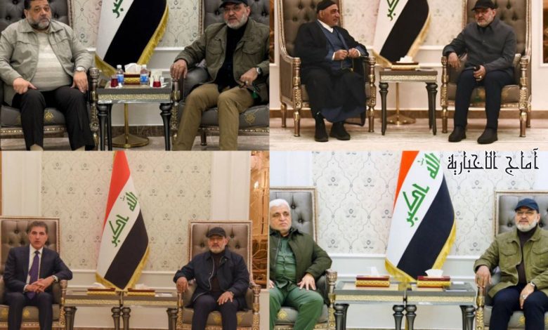 لقائات الامین العام لکتائب سید الشهداء ابو الاء الولائي خلال هذه الشهرین
