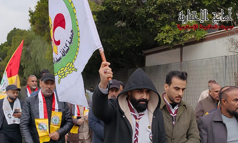 المفوضية العامة لجمعية كشافة سيد الشهداء تشارك في تشييع جثماني الشهيد السيد حسن نصر الله والشهيد السيد هاشم صفي الدين