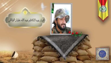 الشهید انمار عبد الكاظم عبد الله علوان الوائلي