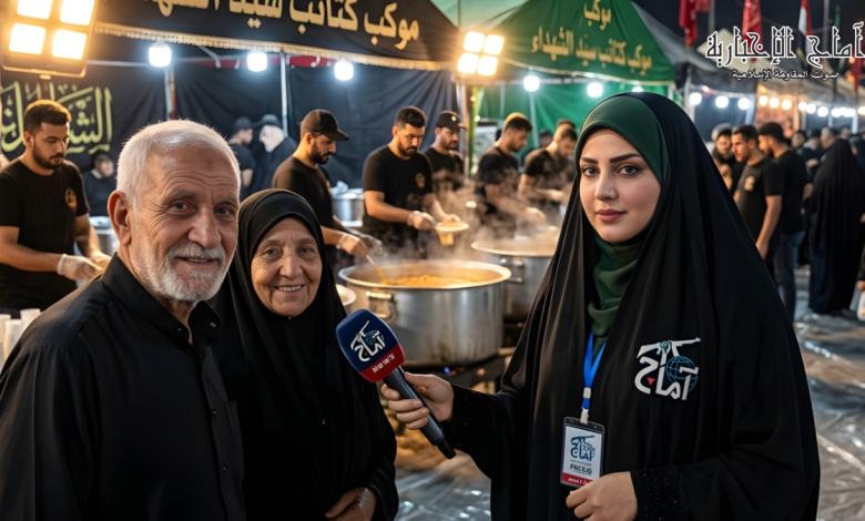 كتائب سيد الشهداء تضرب أروع أمثلة التضامن مواكب عراقية تخدم الإيرانيين في قم وهرمز