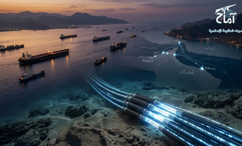 عبور الكيبل الضوئي من مضيق هرمز: حين تصبح البنية التحتية الرقمية ورقةً جيوسياسية كبرى 38 عبور الكيبل الضوئي من مضيق هرمز حين تصبح البنية التحتية الرقمية ورقةً جيوسياسية كبرى